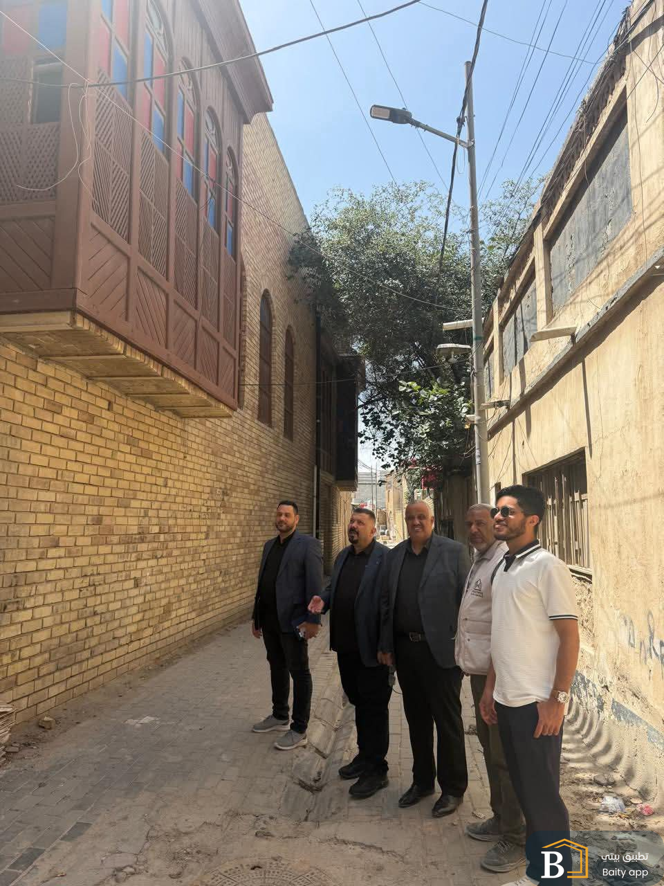 جولة ميدانية لمتابعة أعمال صيانة وتأهيل قصر مضحي والبيت الثقافي في البصرة